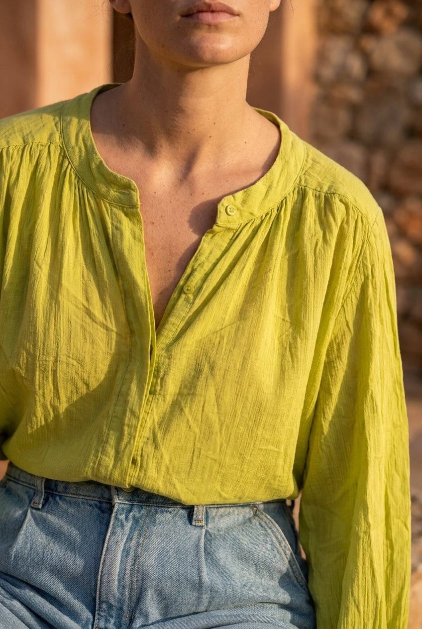 BLOUSE ADRIANA VERT - W STUDIO Top