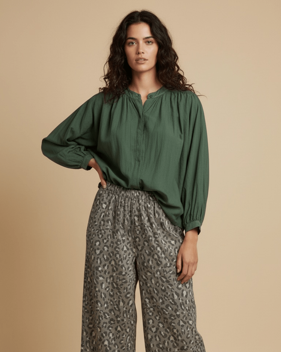 Blouse Adriana KAKI - W STUDIO Top