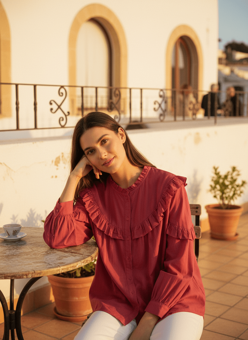 Chemise Nadja ROSE - W STUDIO Top