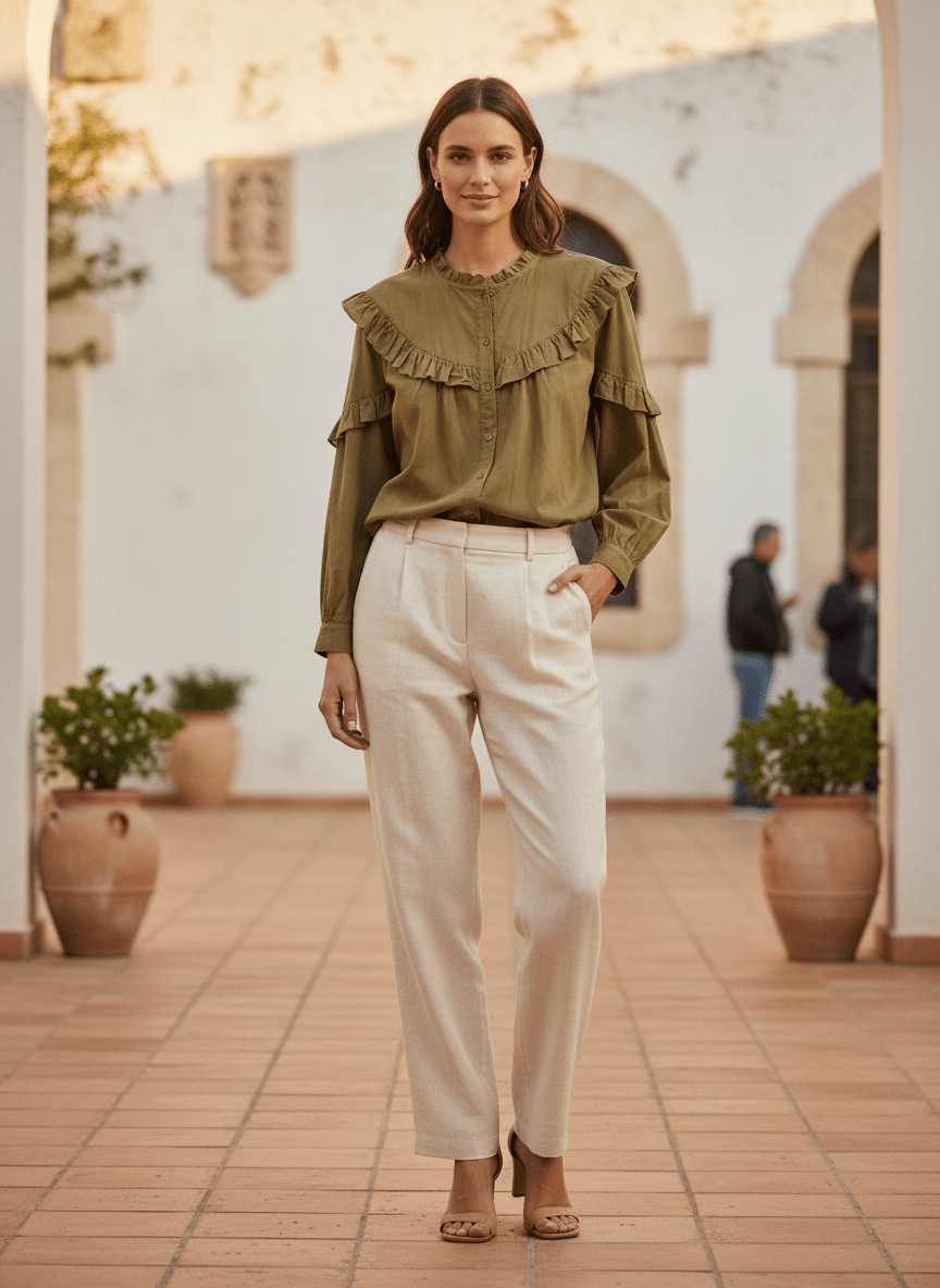 Chemise Nadja KAKI - W STUDIO Top