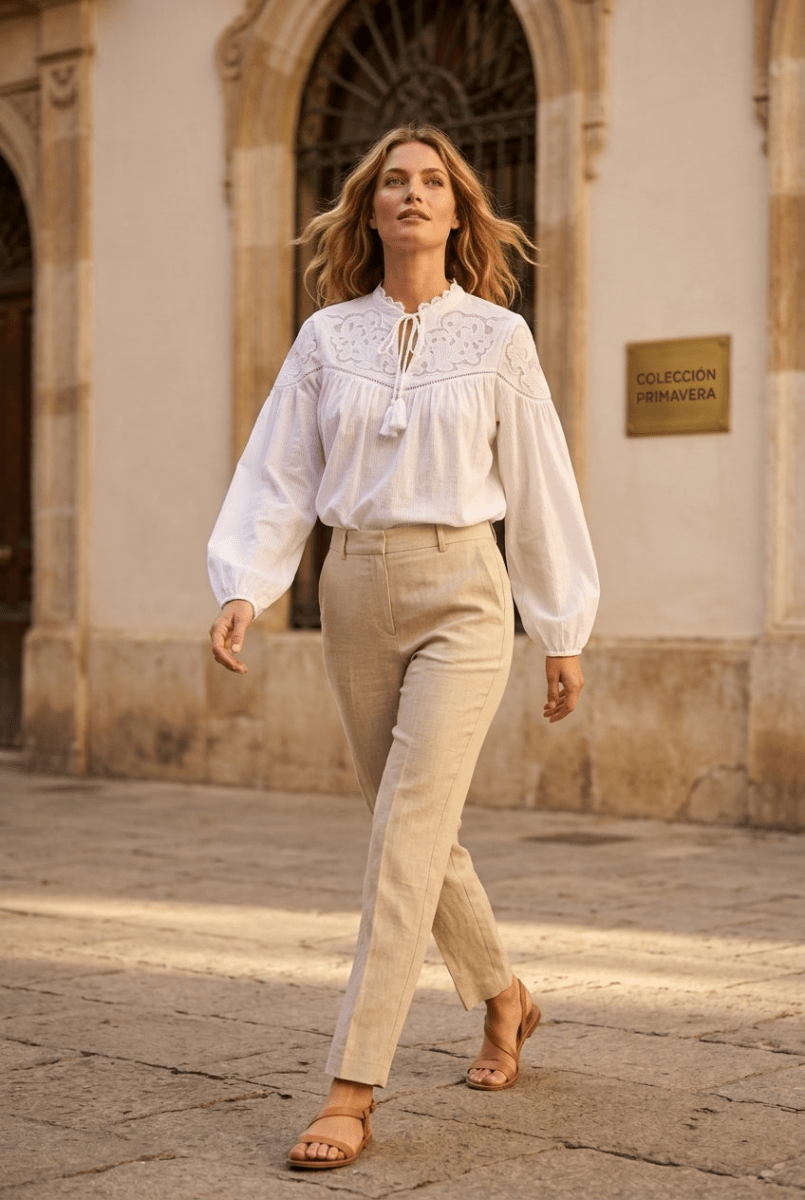 CHEMISIER IDYLLE Blanc - RUE MAZARINE TOP