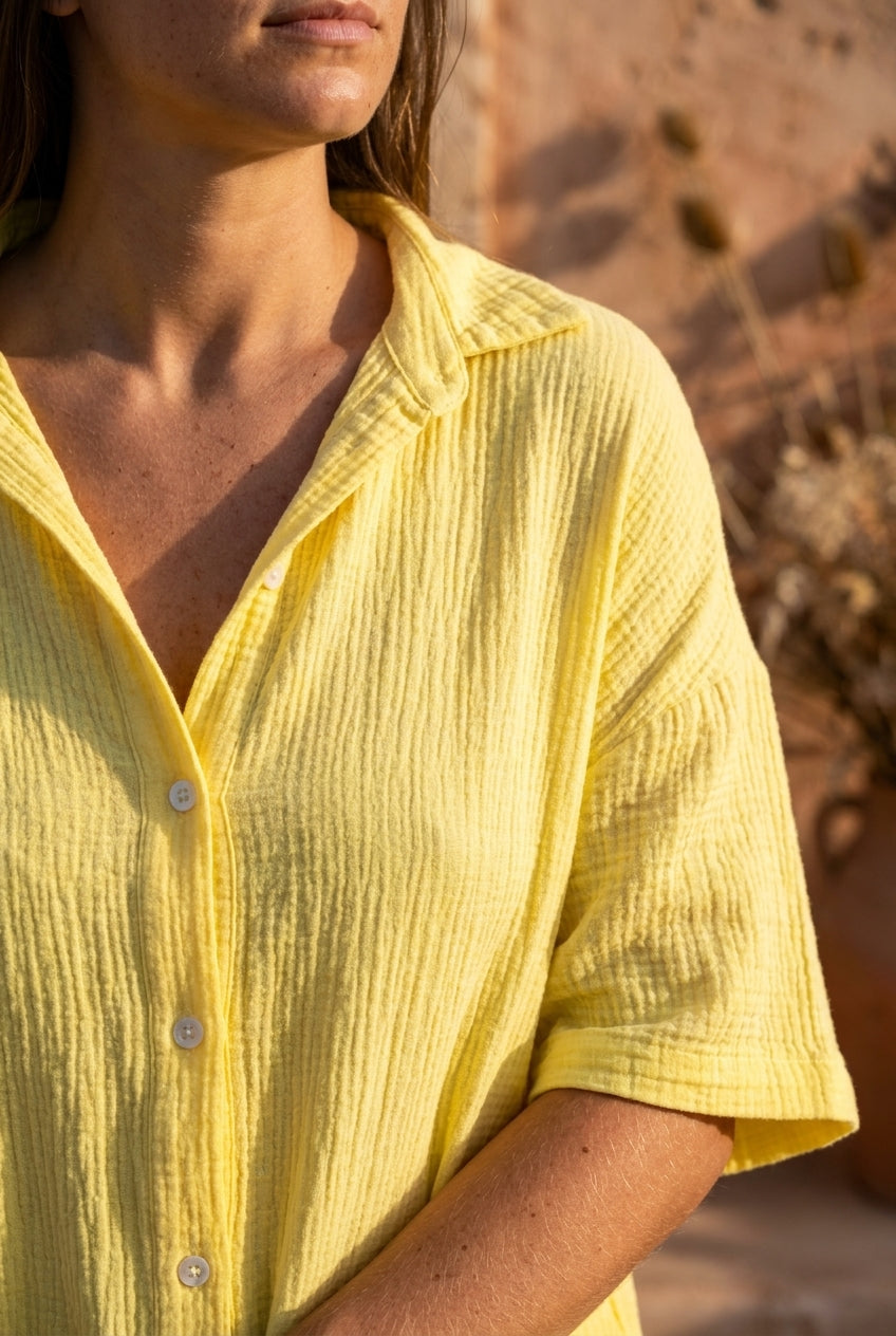 COMBISHORT LOULOU JAUNE - L’ESSENTIEL Combinaison