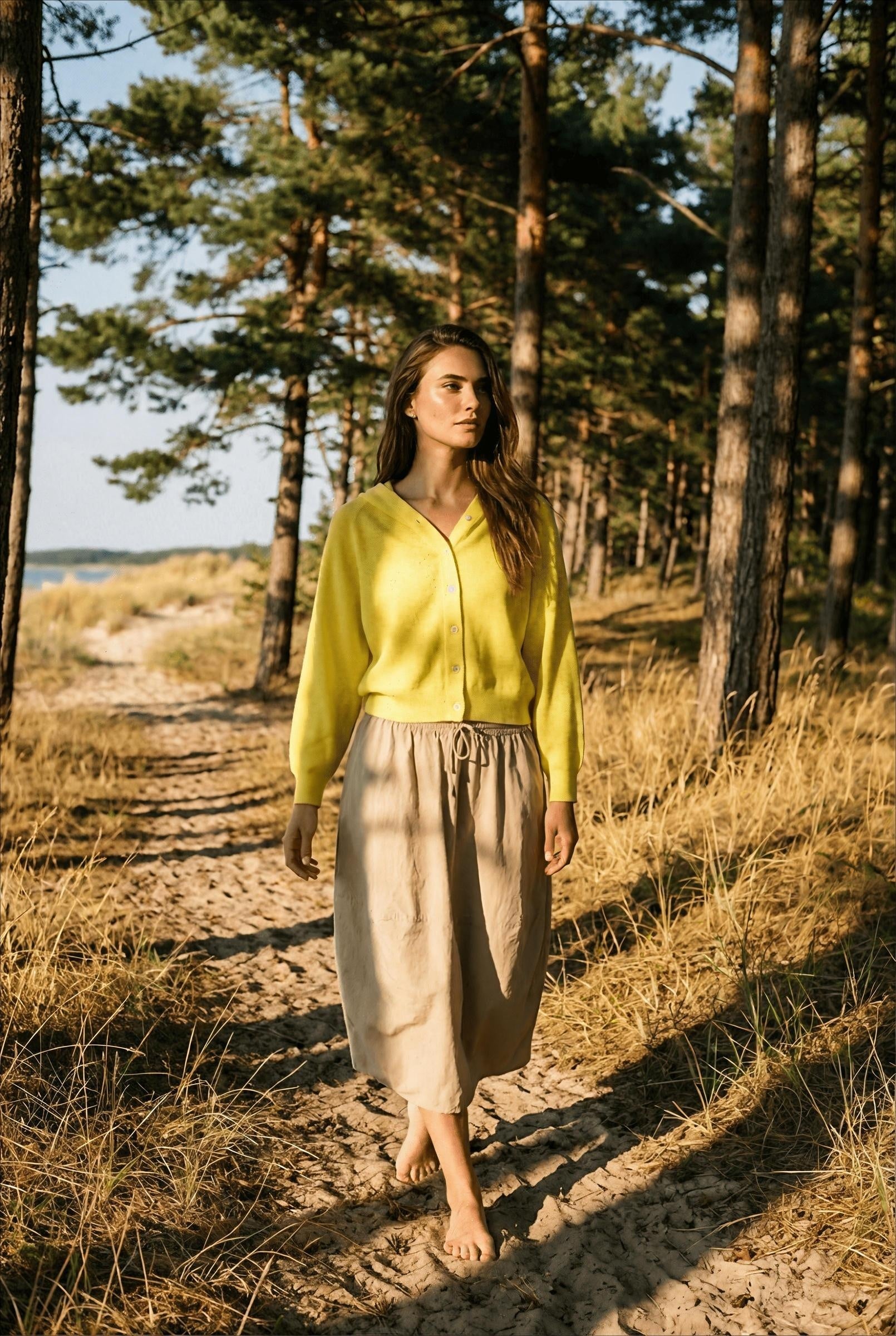 GILET CULSHA JAUNE - ORFEO Gilet