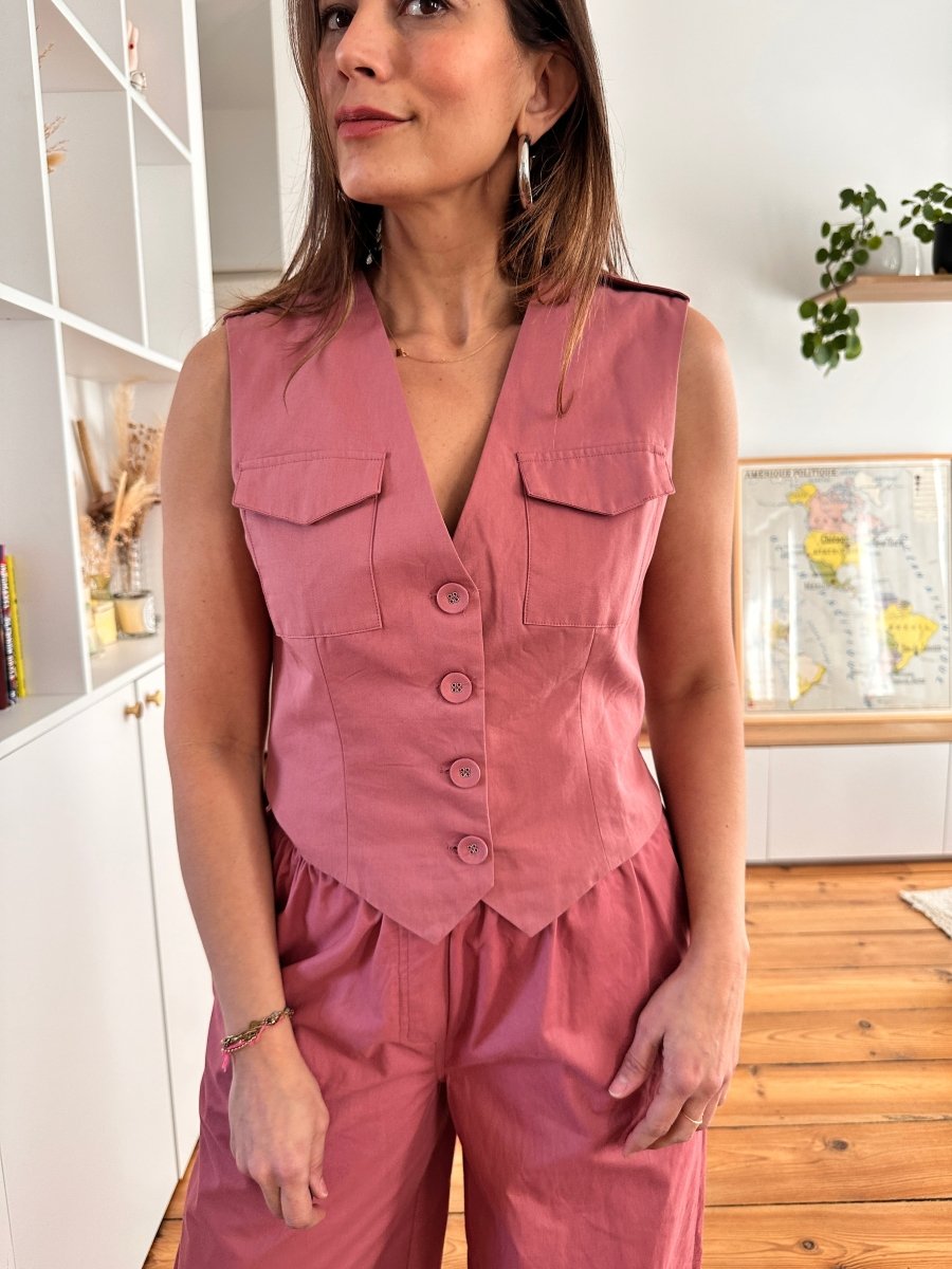 Gilet Florine PRUNE - ADORE Gilet