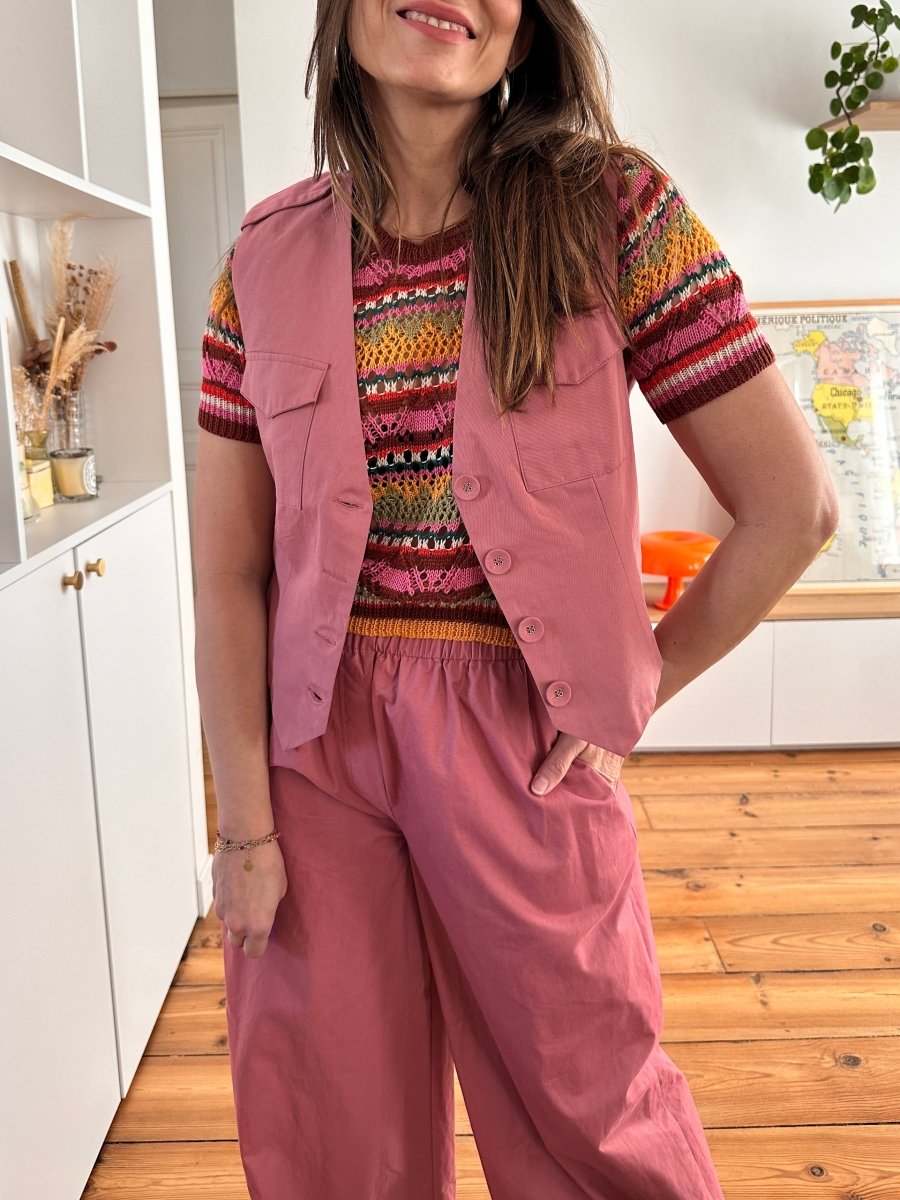 Gilet Florine PRUNE - ADORE Gilet