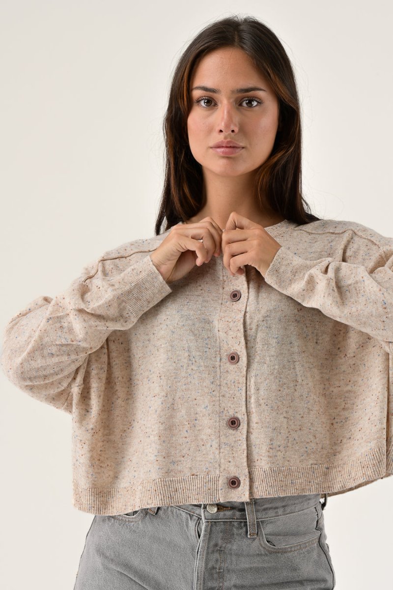 GILET MAELIE ECRU - ORFEO GILET