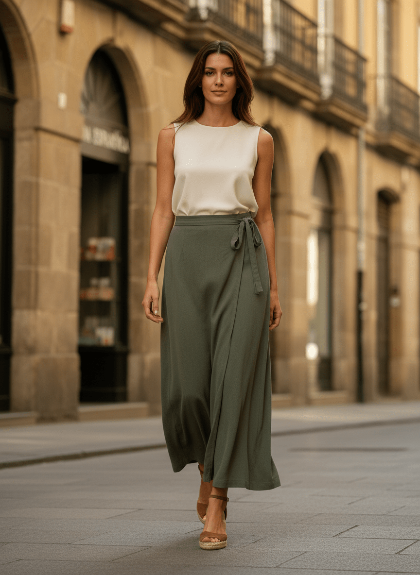 Jupe Fabi KAKI - THE KORNER JUPE