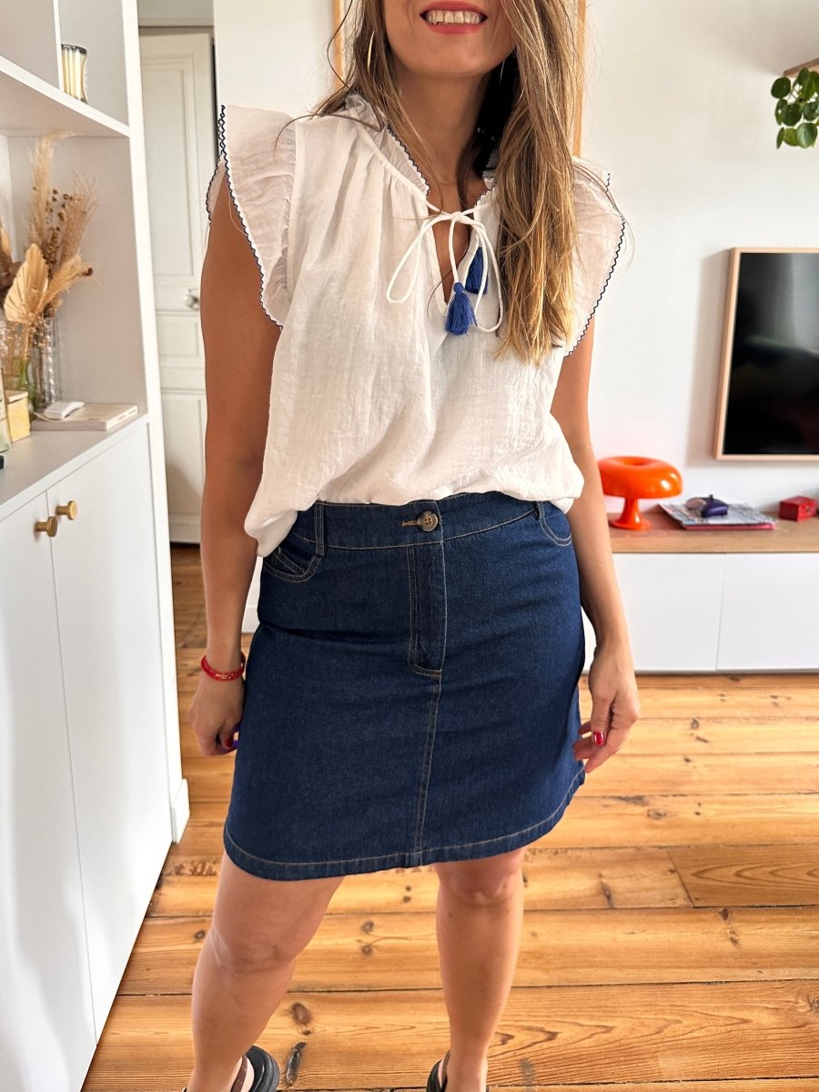 Jupe Mathilde JEANS - YCOO Jupe