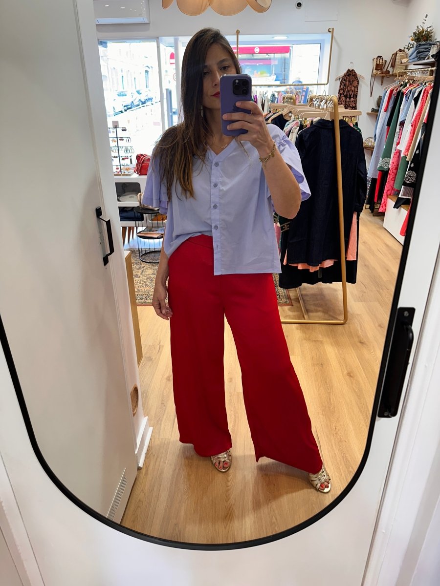 Pantalon Deniso ROUGE - ATELIER EVENE Pantalon