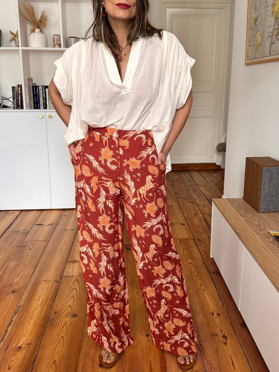 Pantalon Percy TERRACOTA - ANGE Pantalon