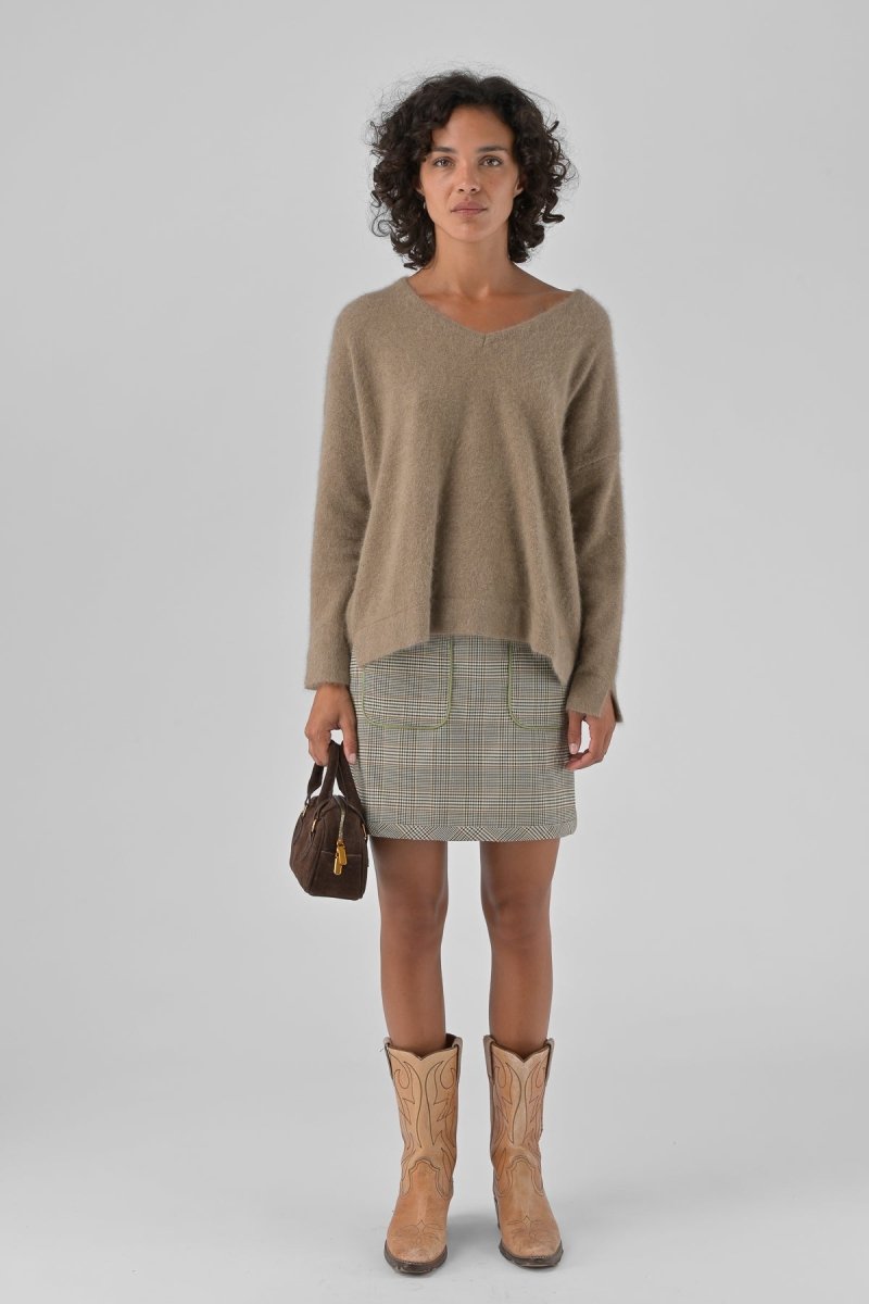 PULL LUZIO TAUPE - ORFEO PULL