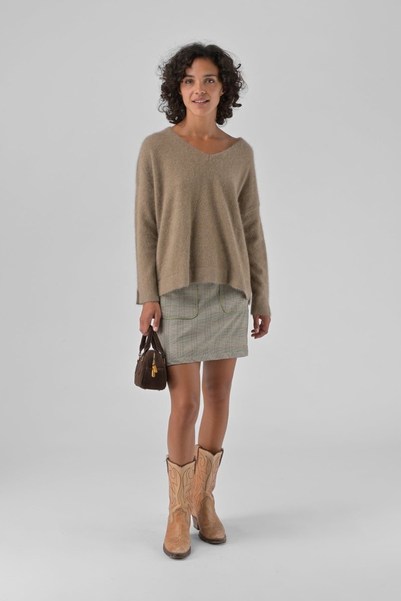 PULL LUZIO TAUPE - ORFEO PULL