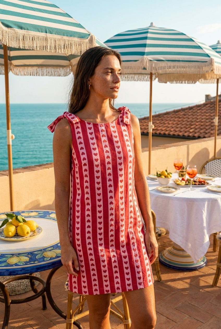 ROBE LAVINIA - CERISE BLUE Robe