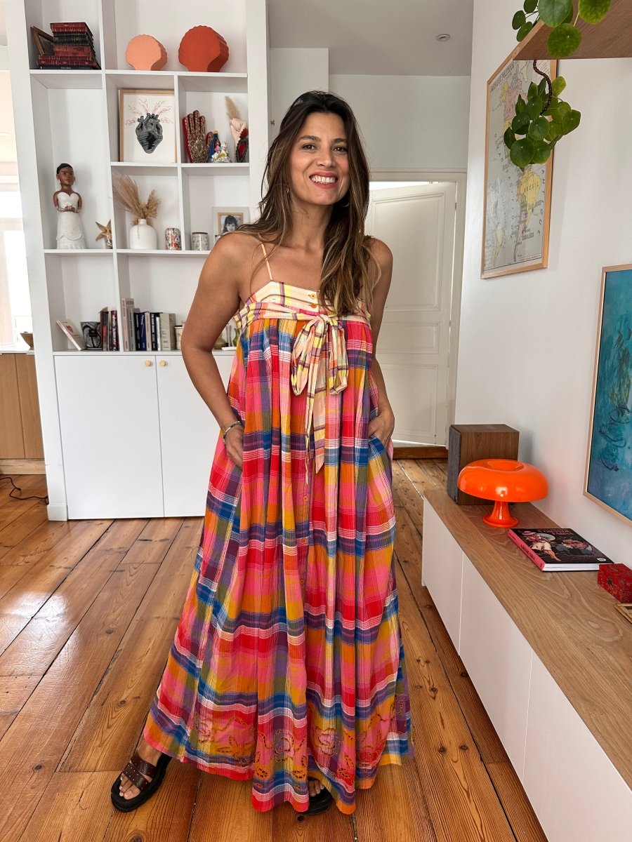 Robe Meave MADRAS - Casbah Love Robe