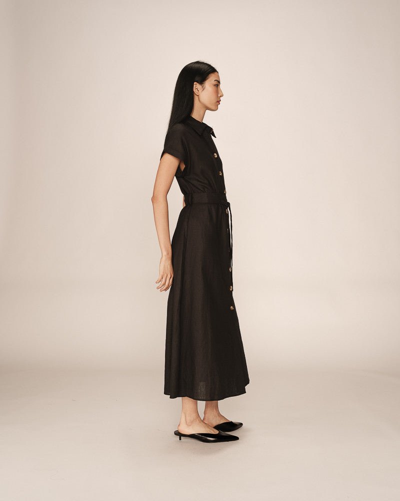 Robe Prudence NOIR - GRACE ET MILA Robe