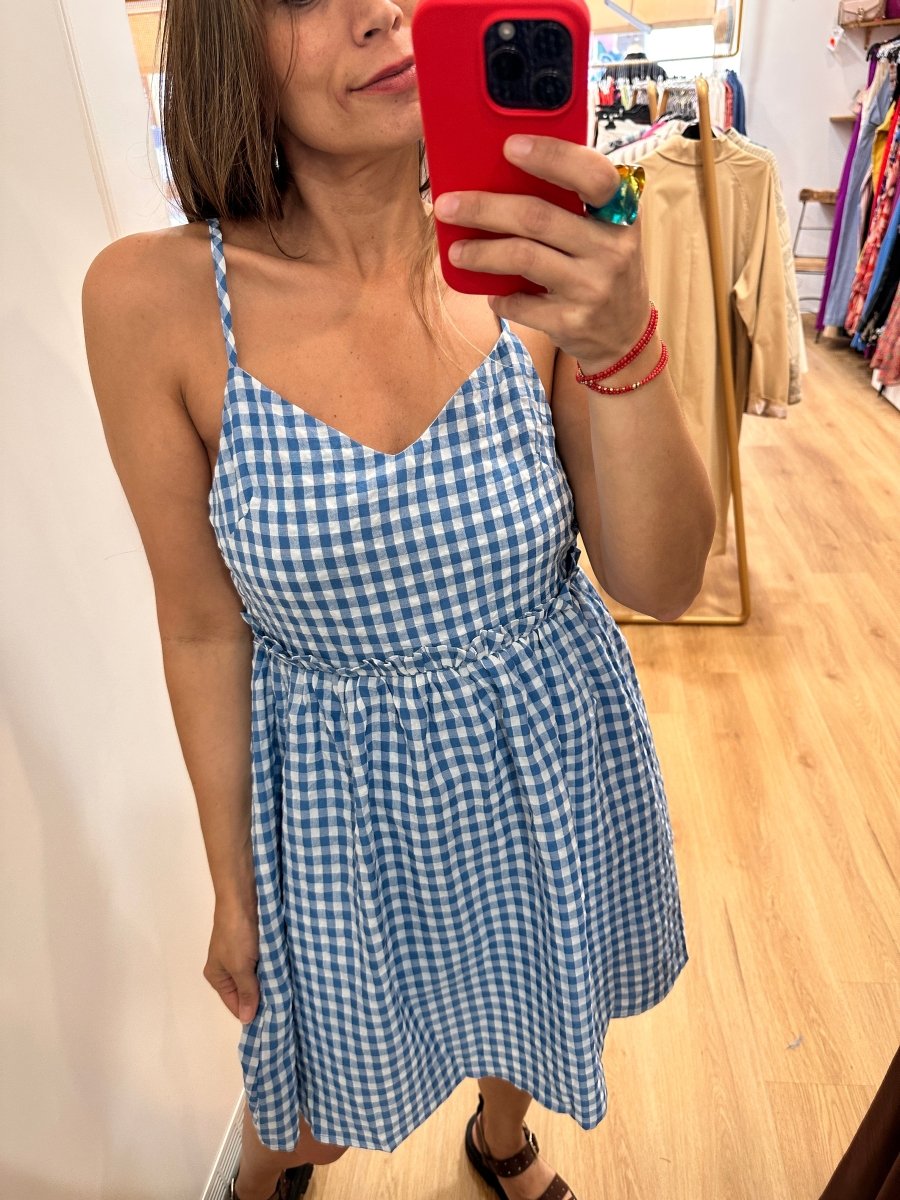 Robe Romane BLEU - ATELIER EVENE Robe