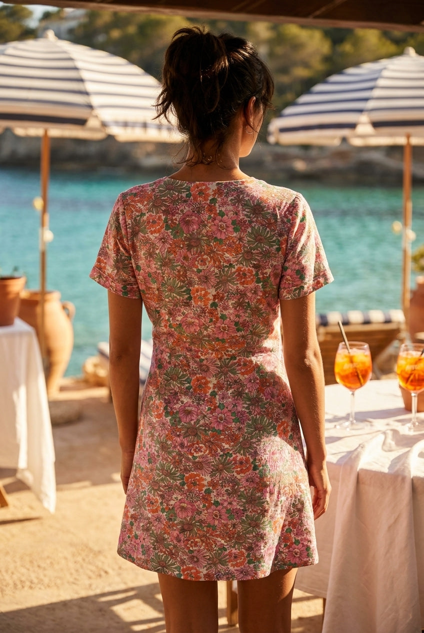 ROBE SELMA - CERISE BLUE Robe