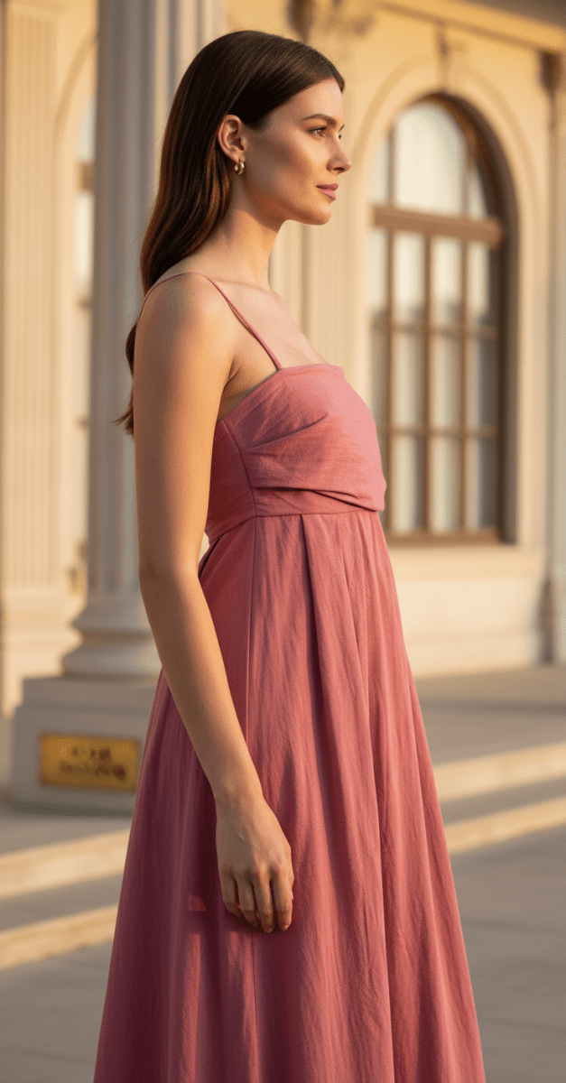 Robe Surima DARK PINK - THE KORNER DRESS