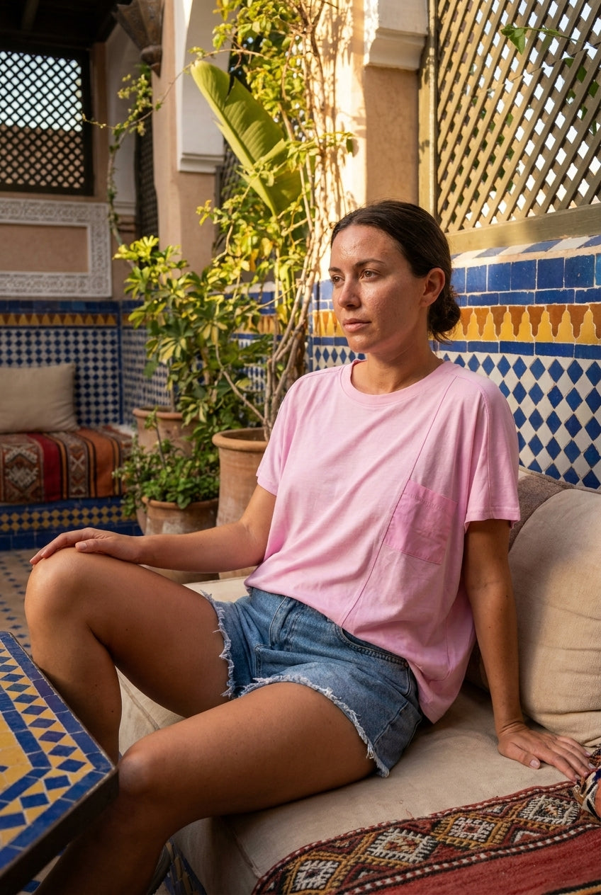 T-SHIRT AVA ROSE DRAGEE - ORFEO T-SHIRT