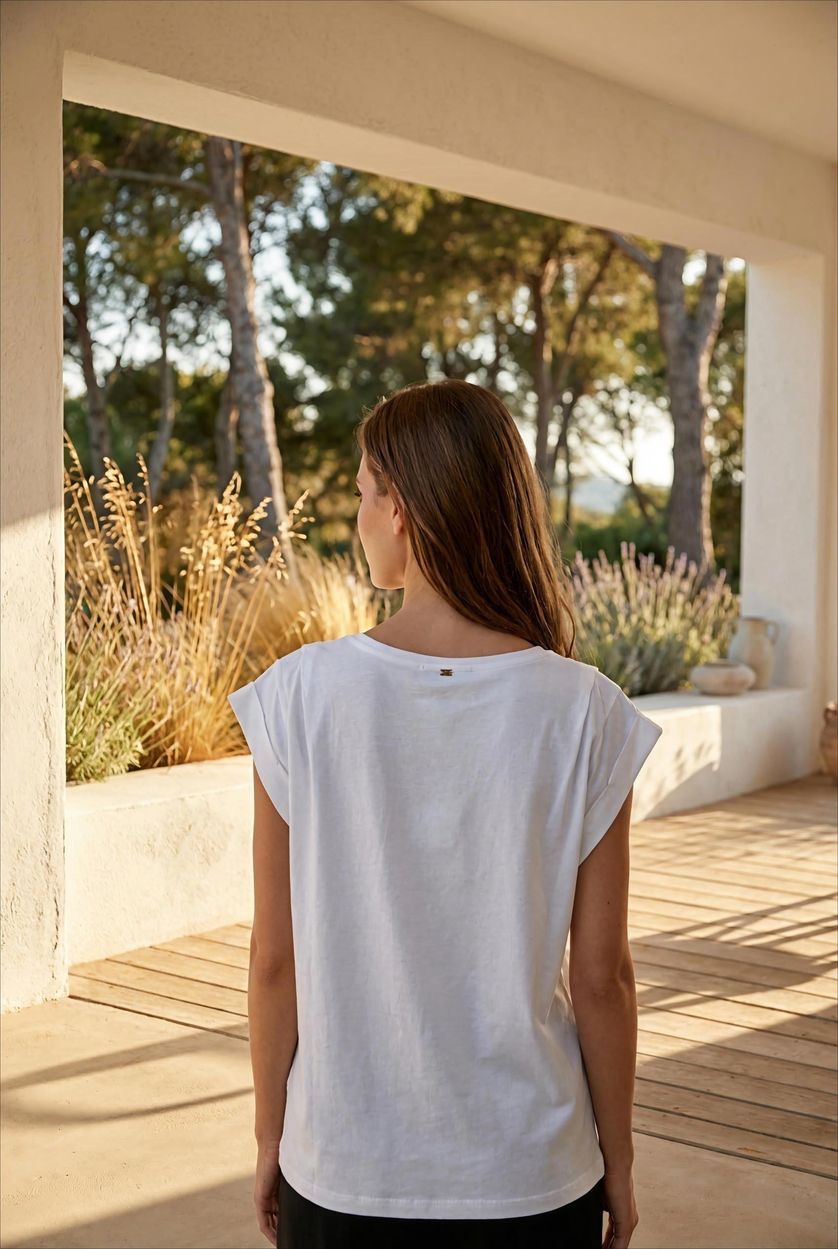 T-SHIRT ISLAND ECRU - RUE MAZARINE Top