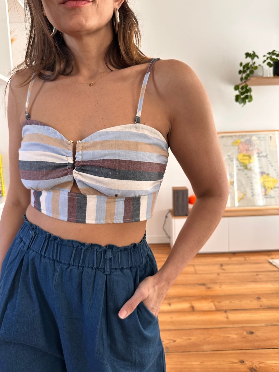 Top Ivy BLEU - SEEUSOON Top