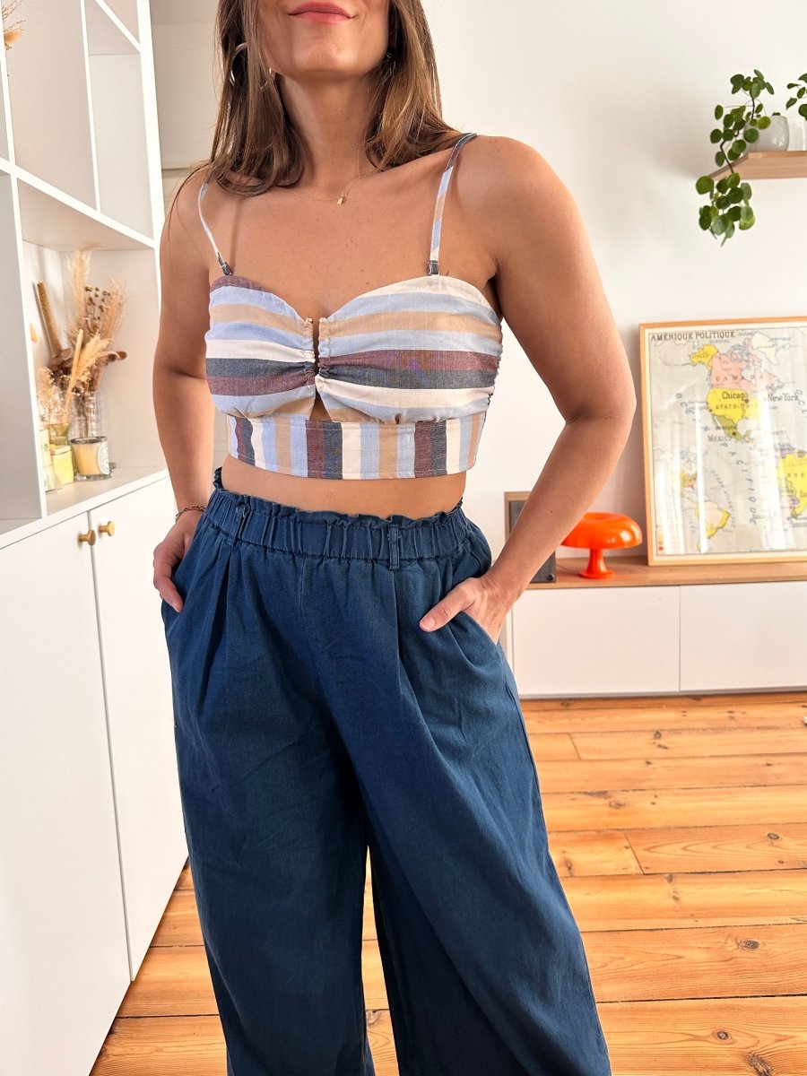 Top Ivy BLEU - SEEUSOON Top