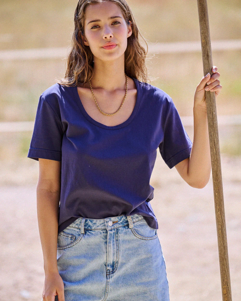 Top Tun BLEU MARINE - LAUREPLUSMAX Top