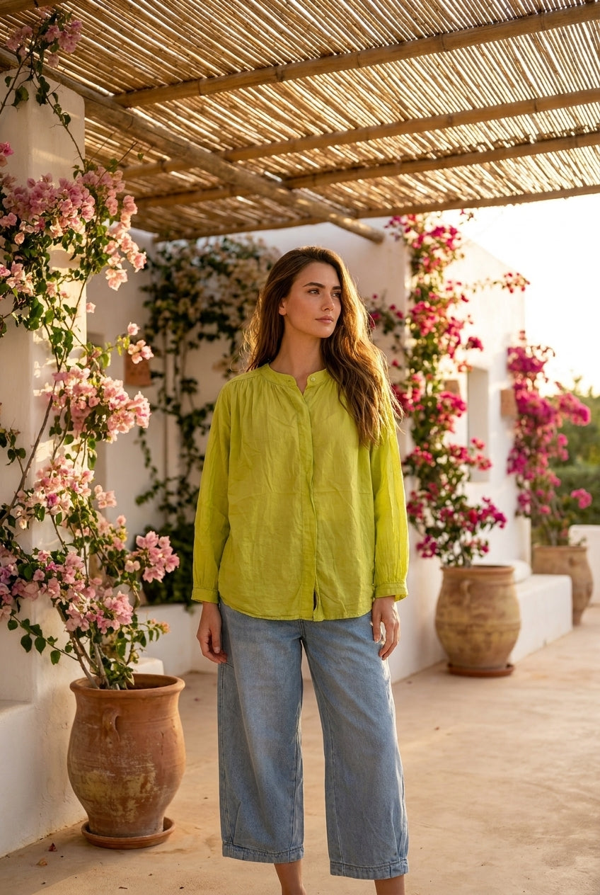 BLOUSE ADRIANA VERT - W STUDIO Top