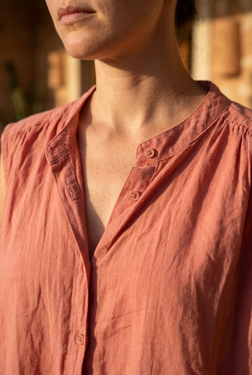 BLOUSE NADEGE BOIS DE ROSE - W STUDIO Top