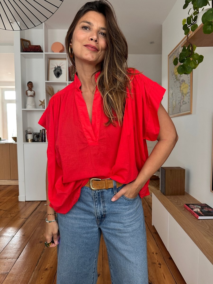 Blouse Nadege CORAIL - W STUDIO Top