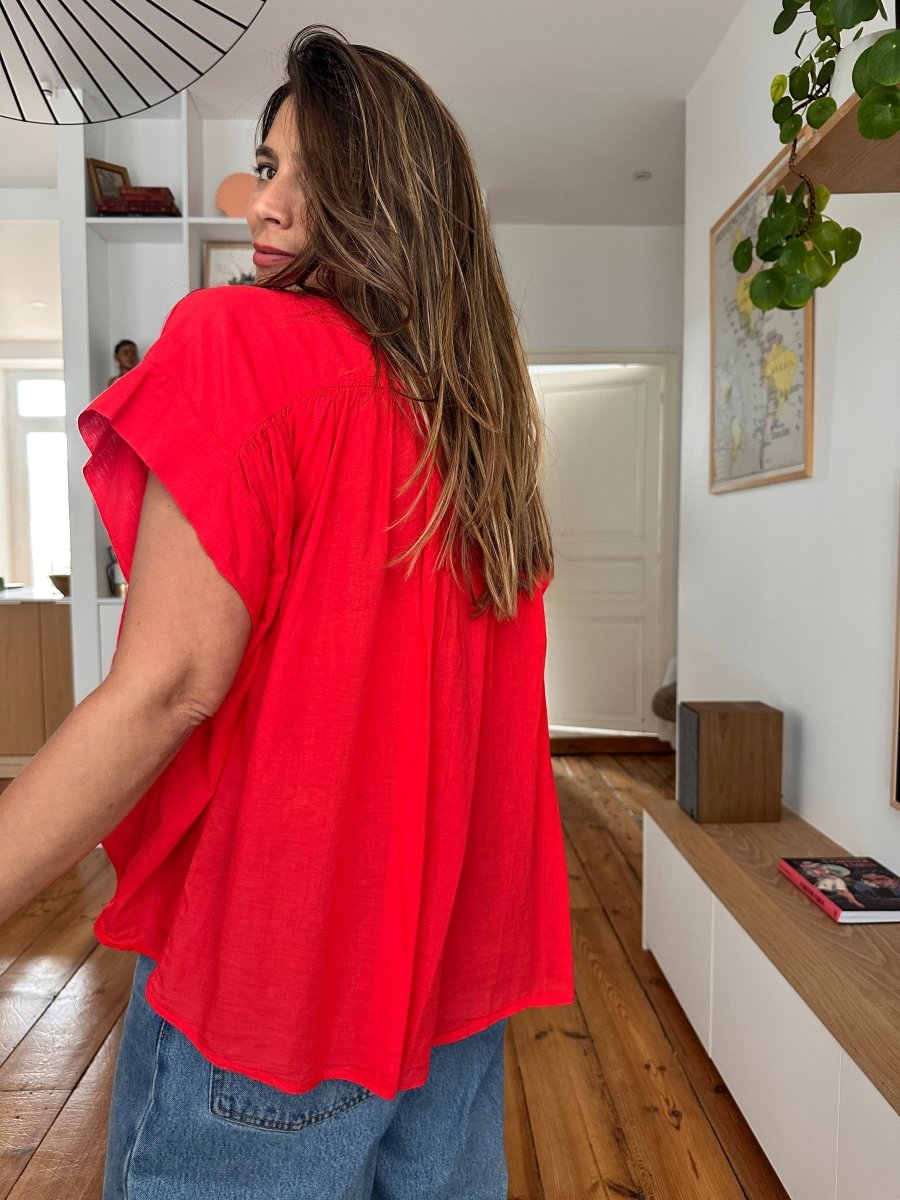 Blouse Nadege CORAIL - W STUDIO Top
