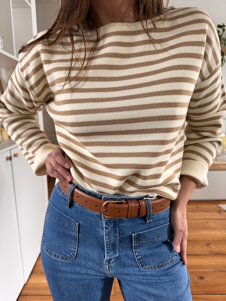 Ceinture Pinson CAMEL - GRACE ET MILA Ceinture