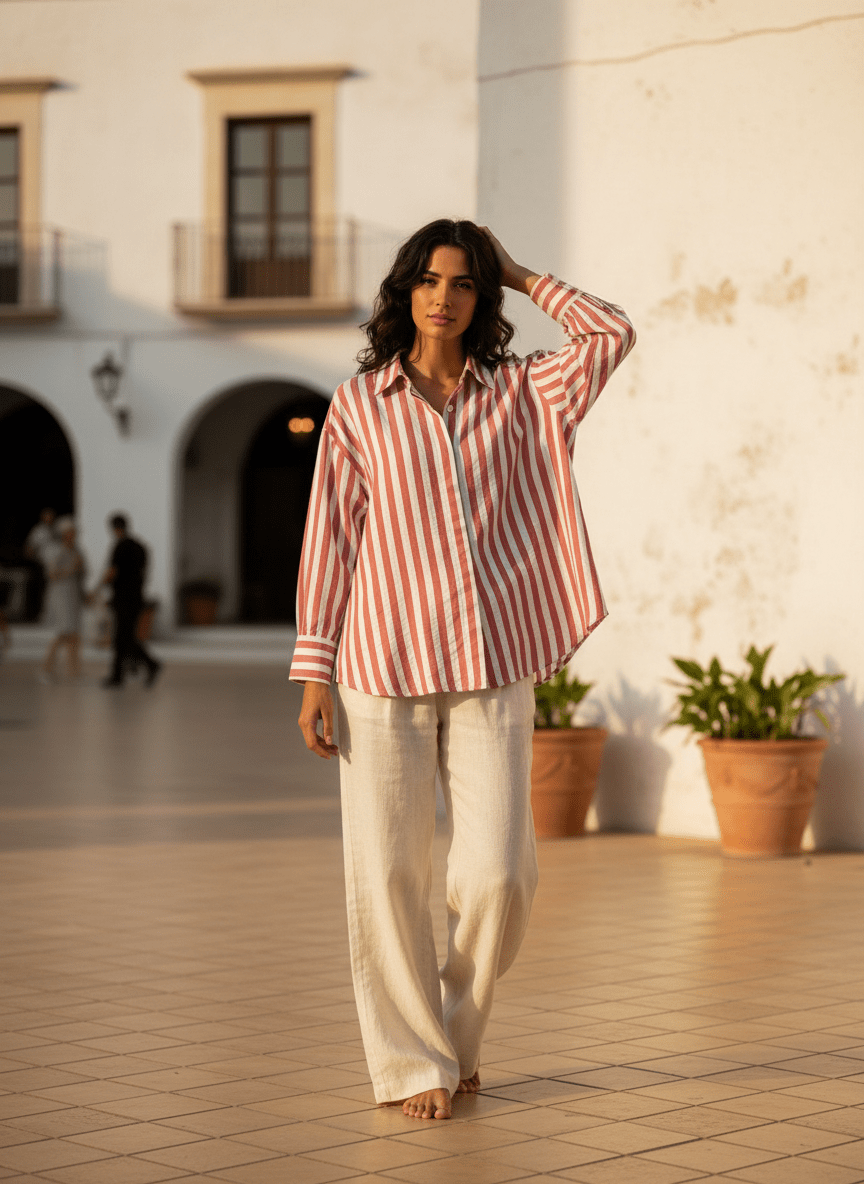 Chemise Alinne TERRACOTA - W STUDIO Top