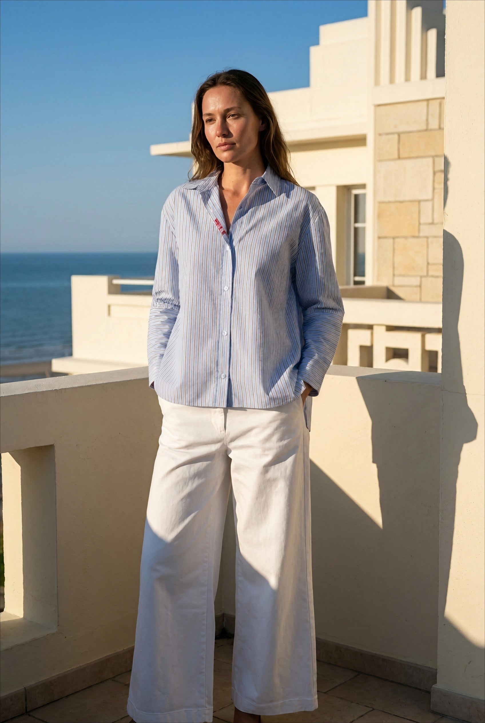 CHEMISE DARIA BLEU - ADORE Top