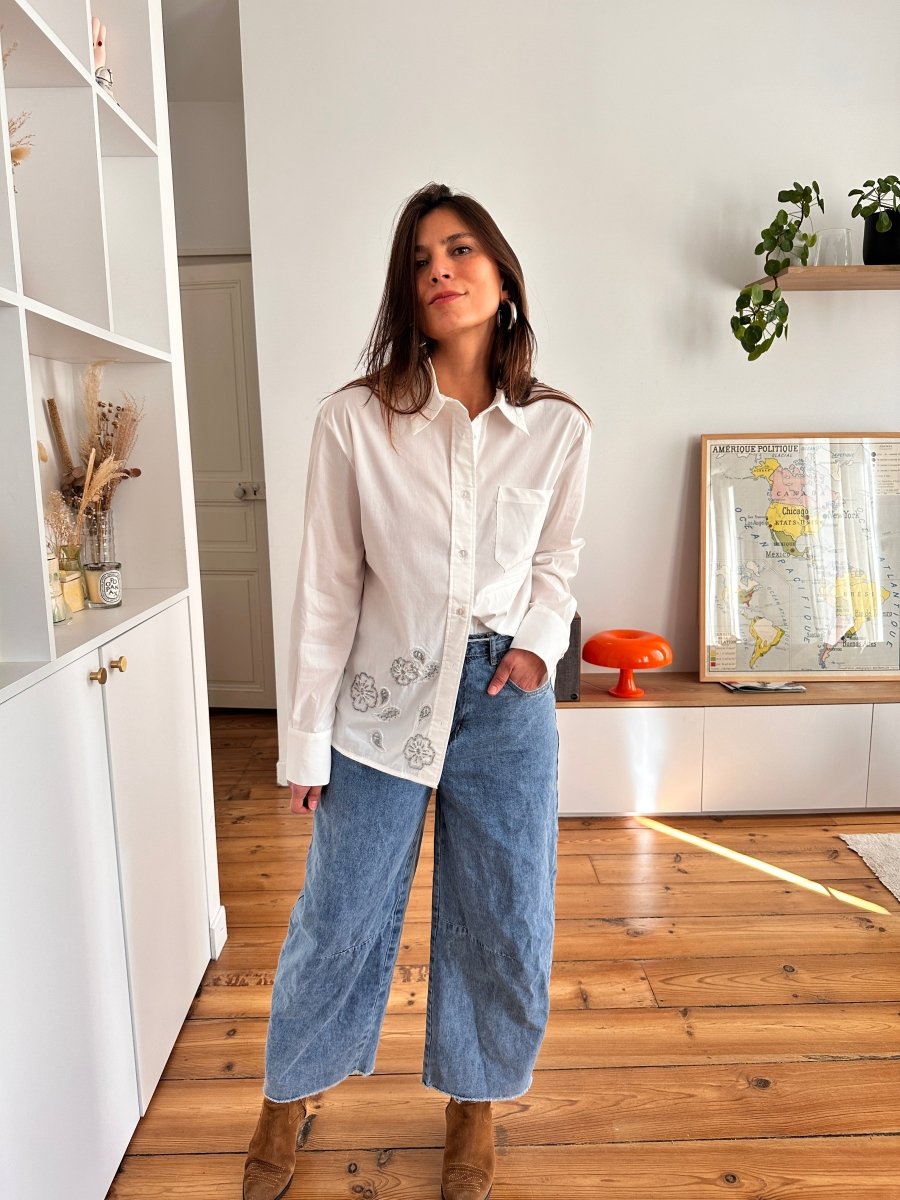 Chemise Idris BLANC - ADORE Top