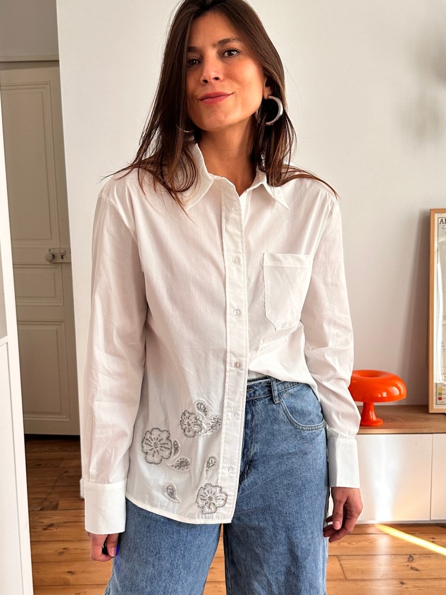 Chemise Idris BLANC - ADORE Top