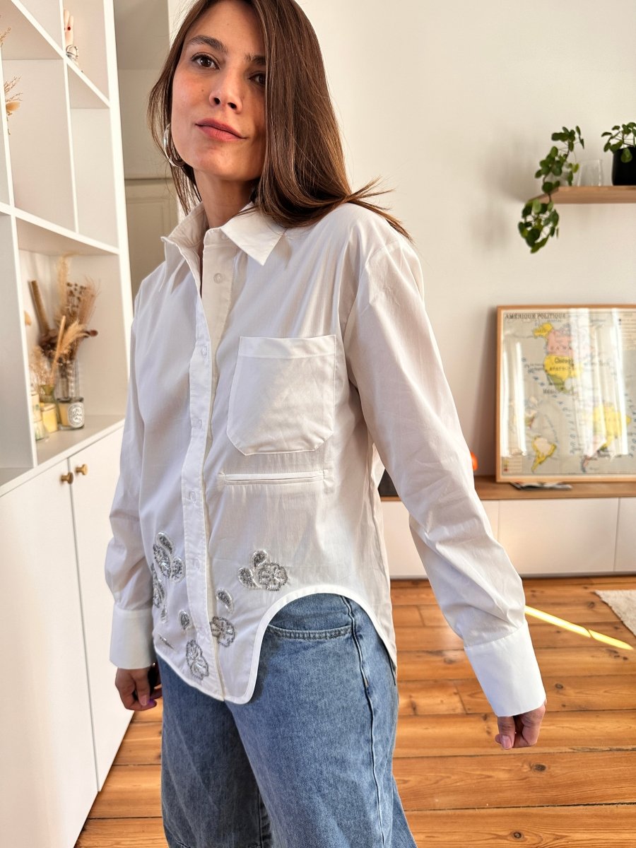 Chemise Idris BLANC - ADORE Top