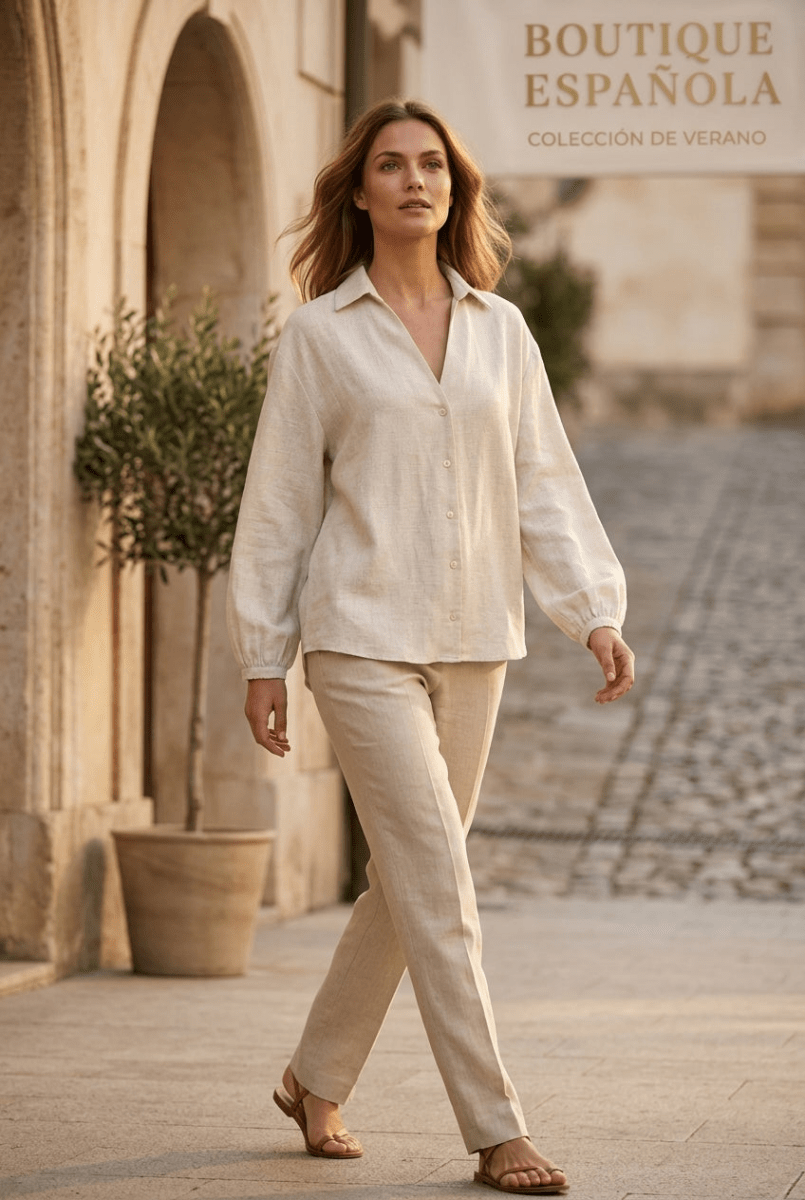 CHEMISIER ANAHI LIN - RUE MAZARINE TOP