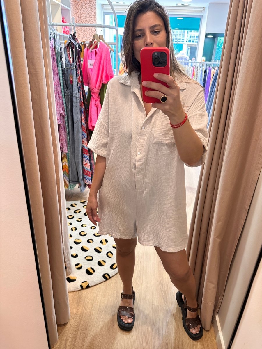 Combishort Loulou BEIGE - L’ESSENTIEL Combinaison