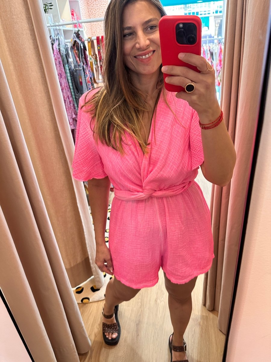 Combishort Pinny ROSE - L’ESSENTIEL Combinaison