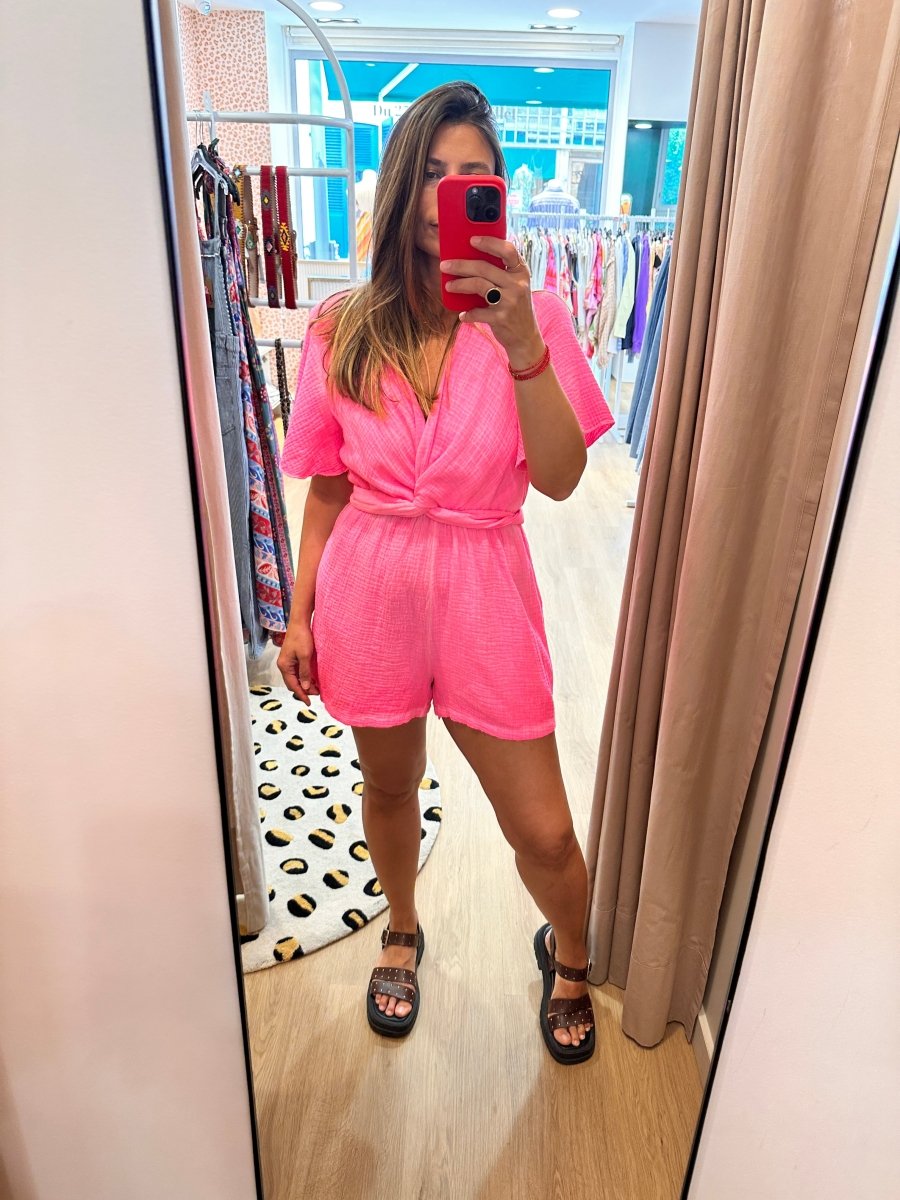 Combishort Pinny ROSE - L’ESSENTIEL Combinaison