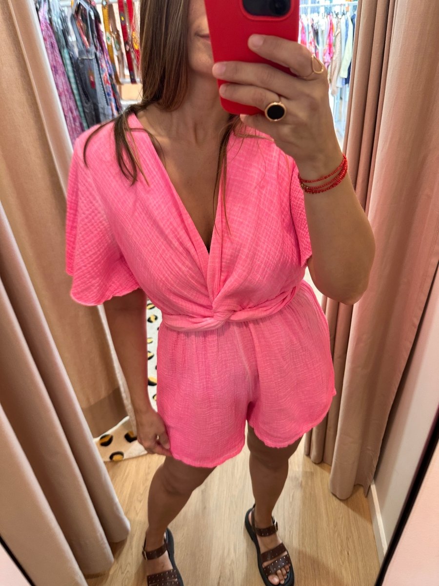 Combishort Pinny ROSE - L’ESSENTIEL Combinaison
