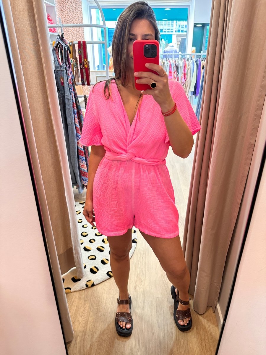 Combishort Pinny ROSE - L’ESSENTIEL Combinaison