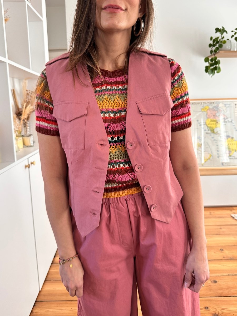 Gilet Florine PRUNE - ADORE Gilet