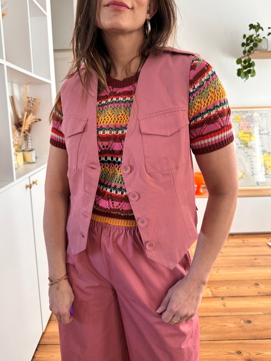 Gilet Florine PRUNE - ADORE Gilet