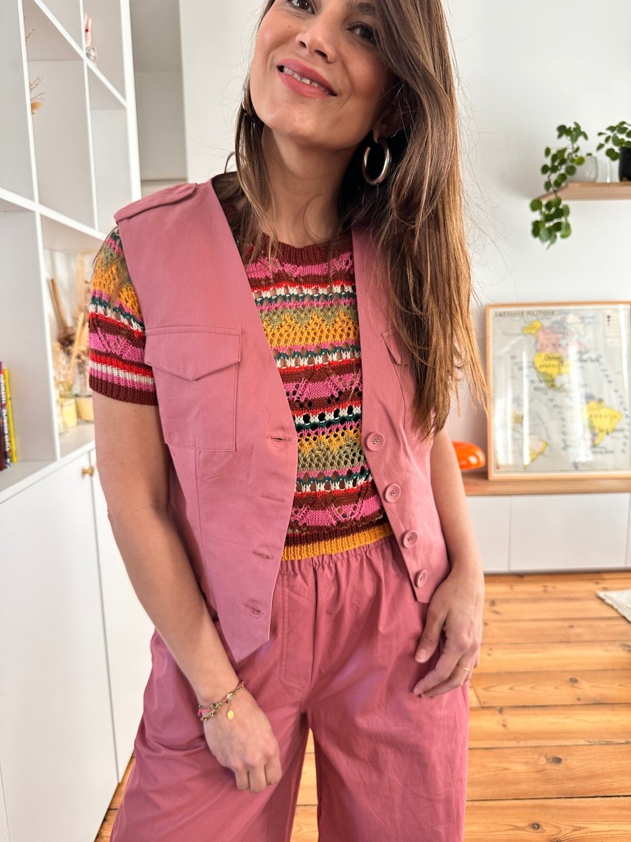 Gilet Florine PRUNE - ADORE Gilet
