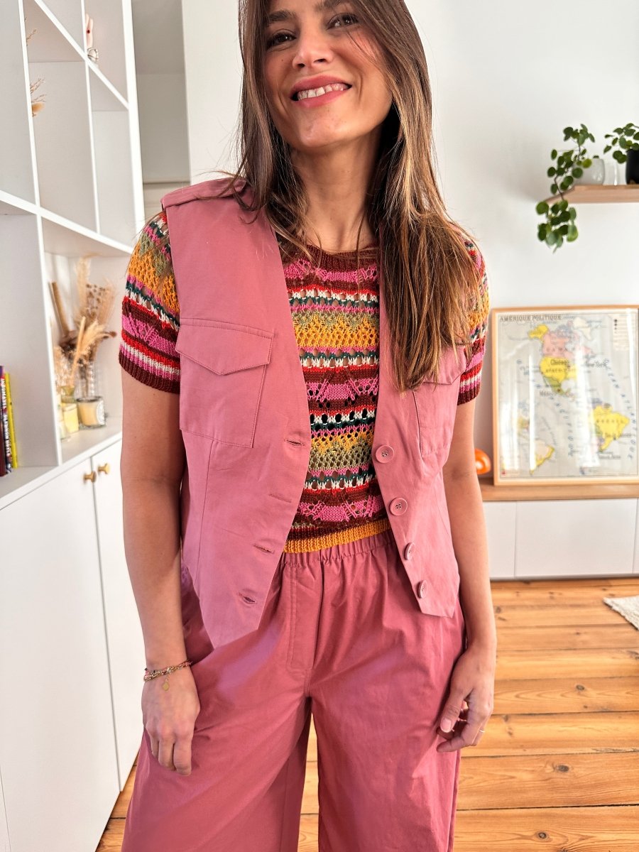 Gilet Florine PRUNE - ADORE Gilet