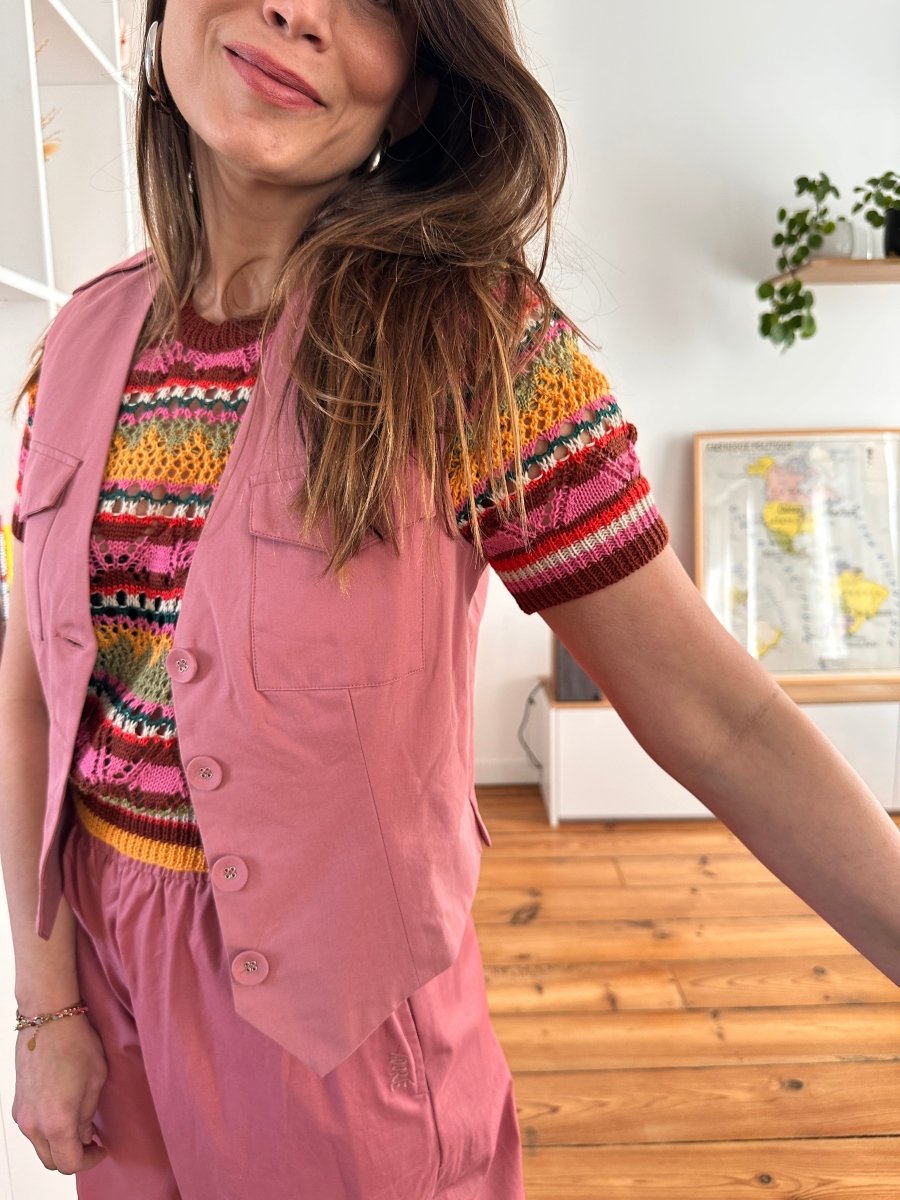 Gilet Florine PRUNE - ADORE Gilet