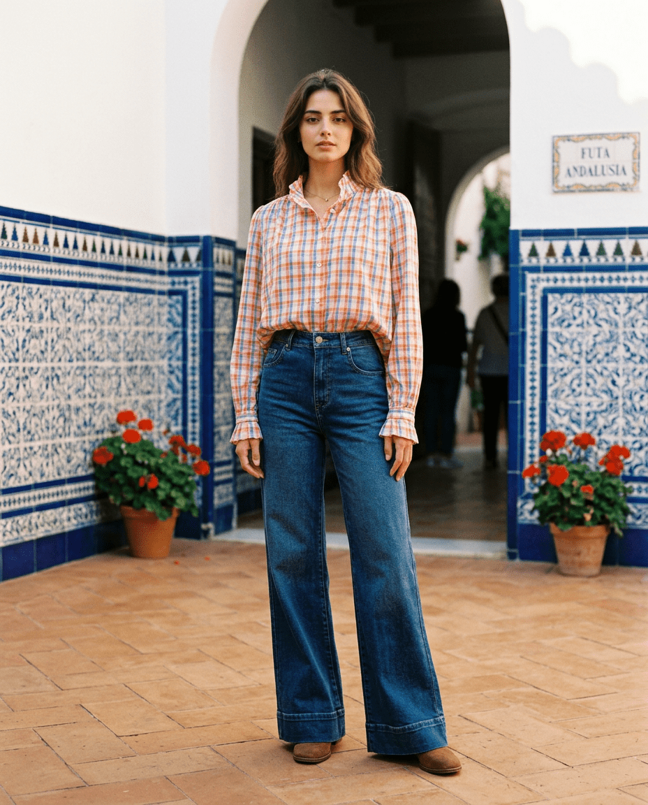 Jeans Brenda BLEU CLAIR - CHARLIOR Pantalon
