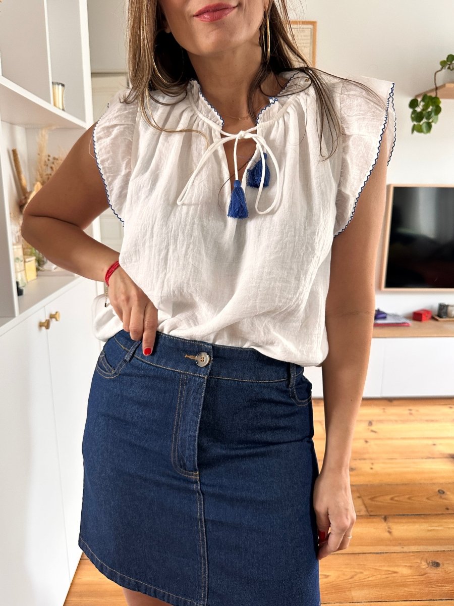 Jupe Mathilde JEANS - YCOO Jupe
